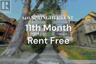 140 Springhurst Ave in Toronto, ON - Building Photo