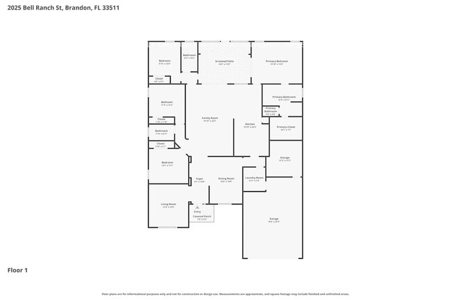 2025 Bell Ranch St in Brandon, FL - Building Photo - Building Photo