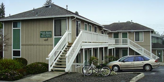 North Pointe Apartments in Arcata, CA - Foto de edificio