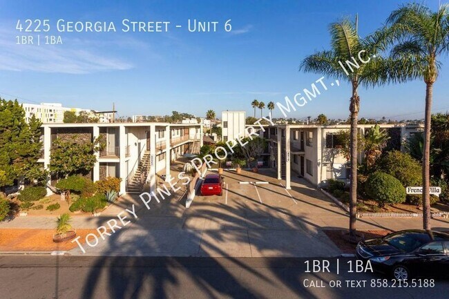 4225 Georgia St, Unit Unit 6 in San Diego, CA - Building Photo - Building Photo