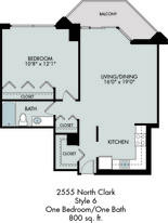 2505 N Clark St, Unit 1606 Apartments