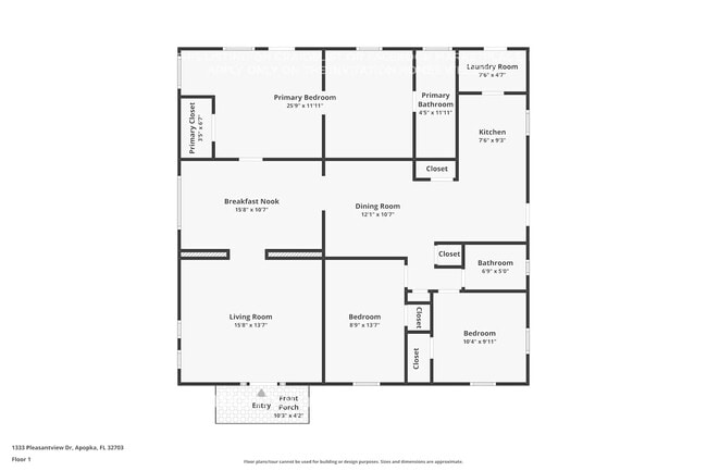 1333 Pleasantview Dr in Apopka, FL - Foto de edificio - Building Photo