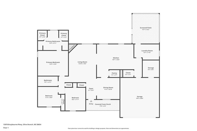 13078 Braybourne Pkwy in Olive Branch, MS - Building Photo - Building Photo