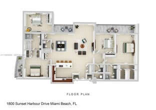 1800 Sunset Harbour Dr, Unit 1102/4 in Miami Beach, FL - Foto de edificio - Building Photo