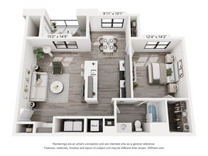 Artisan in Shiloh, IL - Foto de edificio - Floor Plan