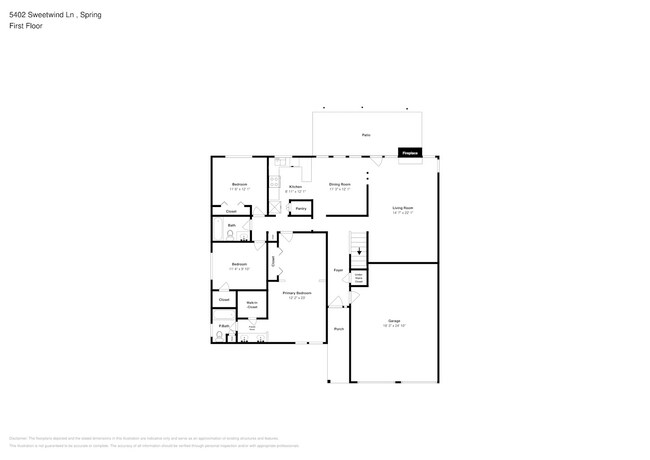 5402 Sweetwind Ln in Spring, TX - Building Photo - Building Photo