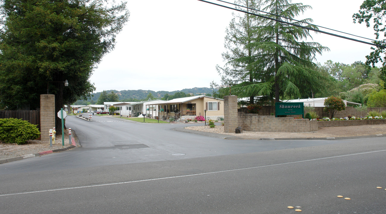 Shamrock Mobile Home Community in Santa Rosa, CA - Building Photo