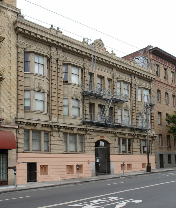 970 Post St in San Francisco, CA - Foto de edificio