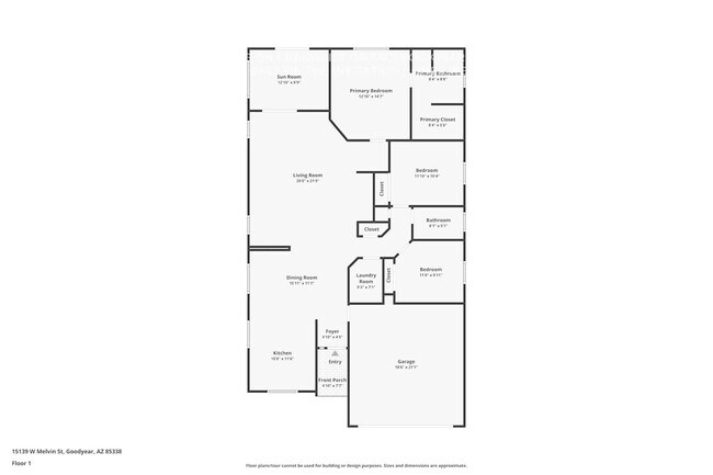 15139 W Melvin St in Goodyear, AZ - Foto de edificio - Building Photo