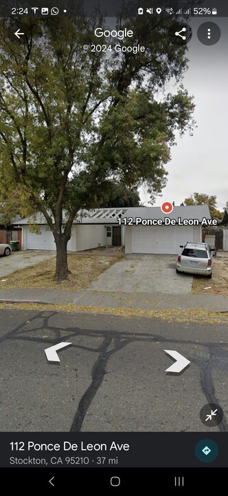 112 Ponce De Leon Ave in Stockton, CA - Foto de edificio