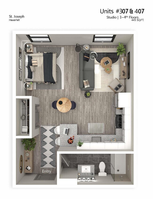 56 Oak Terrace, Unit 307 in Haverhill, MA - Foto de edificio - Building Photo