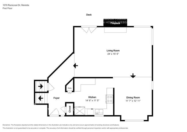 1070 Rockcrest Dr in Marietta, GA - Foto de edificio - Building Photo