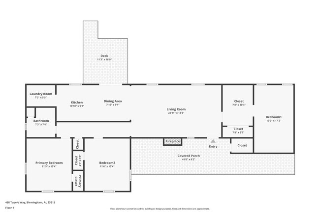 468 Tupelo Way in Center Point, AL - Foto de edificio - Building Photo