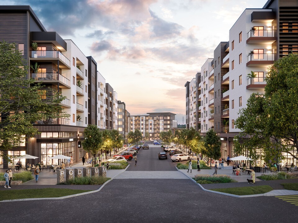 Podium Apartments in Calgary, AB - Building Photo