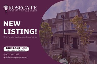 Spacious 3-Bedroom Freehold Townhouse with Garage & Backyard in Brampton in Brampton, ON - Building Photo