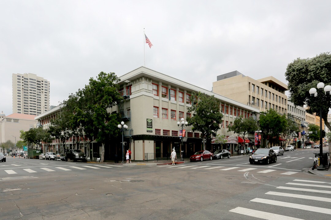 Golden West Hotel in San Diego, CA - Building Photo