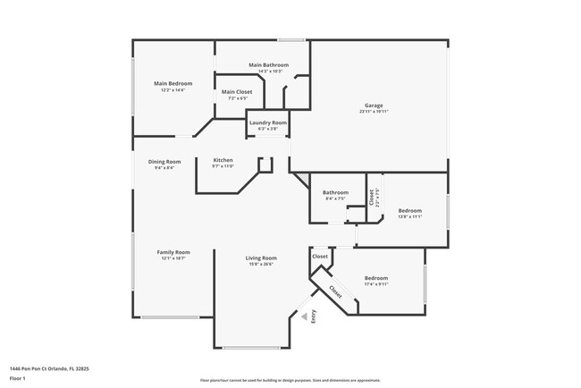 1446 Pon Pon Ct in Orlando, FL - Foto de edificio - Building Photo