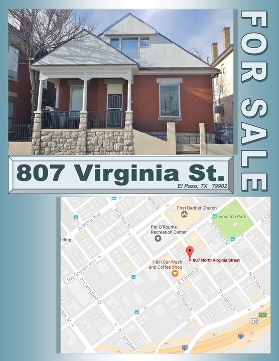 807 N Virginia St in El Paso, TX - Building Photo