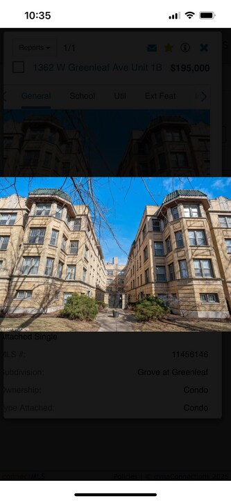 1362 W Greenleaf Ave in Chicago, IL - Foto de edificio