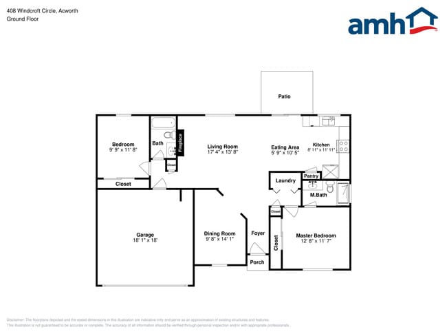 408 Windcroft Cir NW in Acworth, GA - Foto de edificio - Building Photo