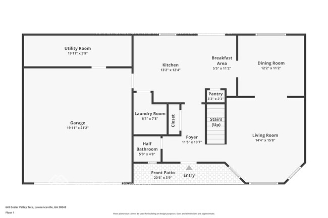 649 Cedar Valley Trce in Lawrenceville, GA - Foto de edificio - Building Photo