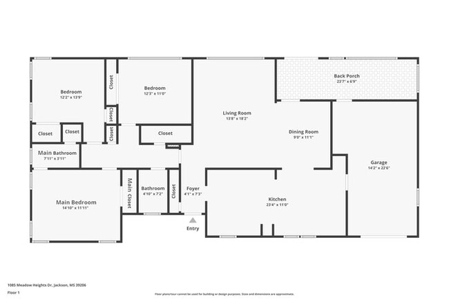 1085 Meadow Heights Dr in Jackson, MS - Building Photo - Building Photo