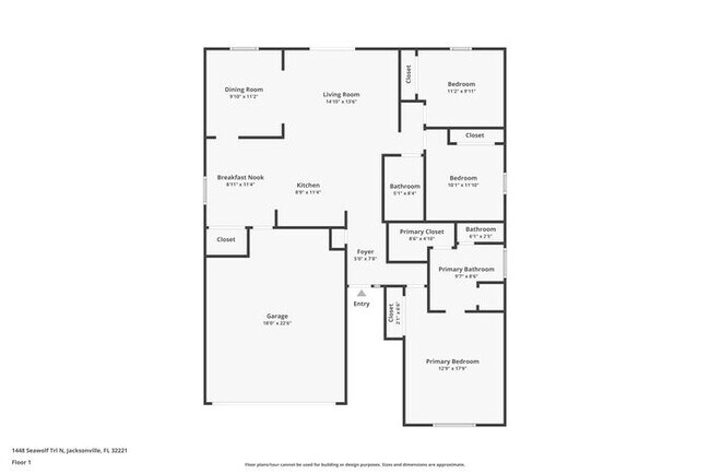 1448 Seawolf Trail N in Jacksonville, FL - Building Photo - Building Photo