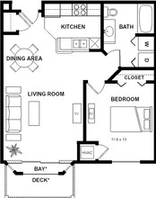 The Village at White Pine in Menomonie, WI - Foto de edificio - Floor Plan