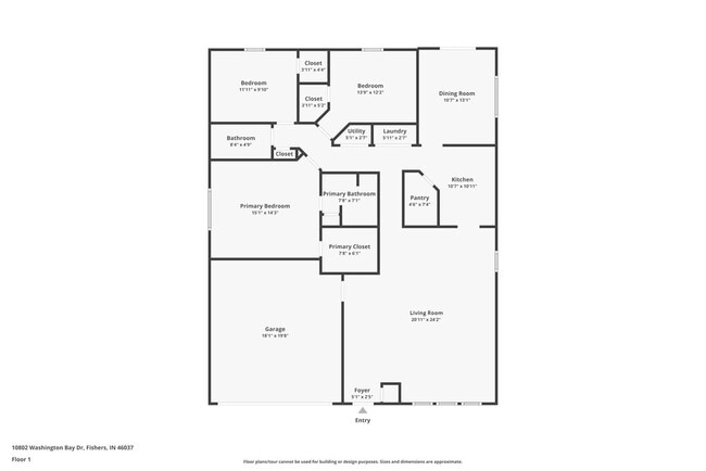 10802 Washington Bay Dr in Fishers, IN - Foto de edificio - Building Photo