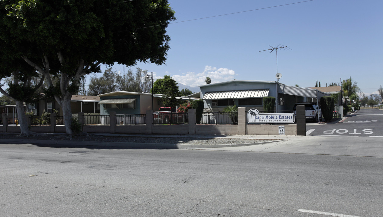 Capri Mobile Estates in Fontana, CA - Building Photo