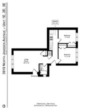 3919 N Janssen Ave, Unit 2E in Chicago, IL - Building Photo - Building Photo