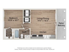 Oak Isle Cottages in Gainesville, FL - Foto de edificio - Floor Plan