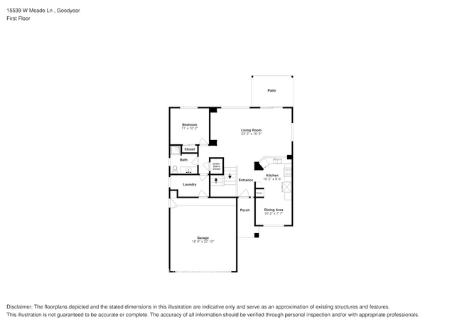 15539 W Meade Ln in Goodyear, AZ - Foto de edificio - Building Photo