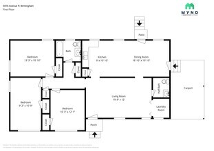 5916 Ave P in Birmingham, AL - Foto de edificio - Building Photo