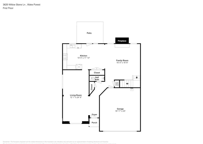 3620 Willow Stone Ln in Wake Forest, NC - Foto de edificio - Building Photo