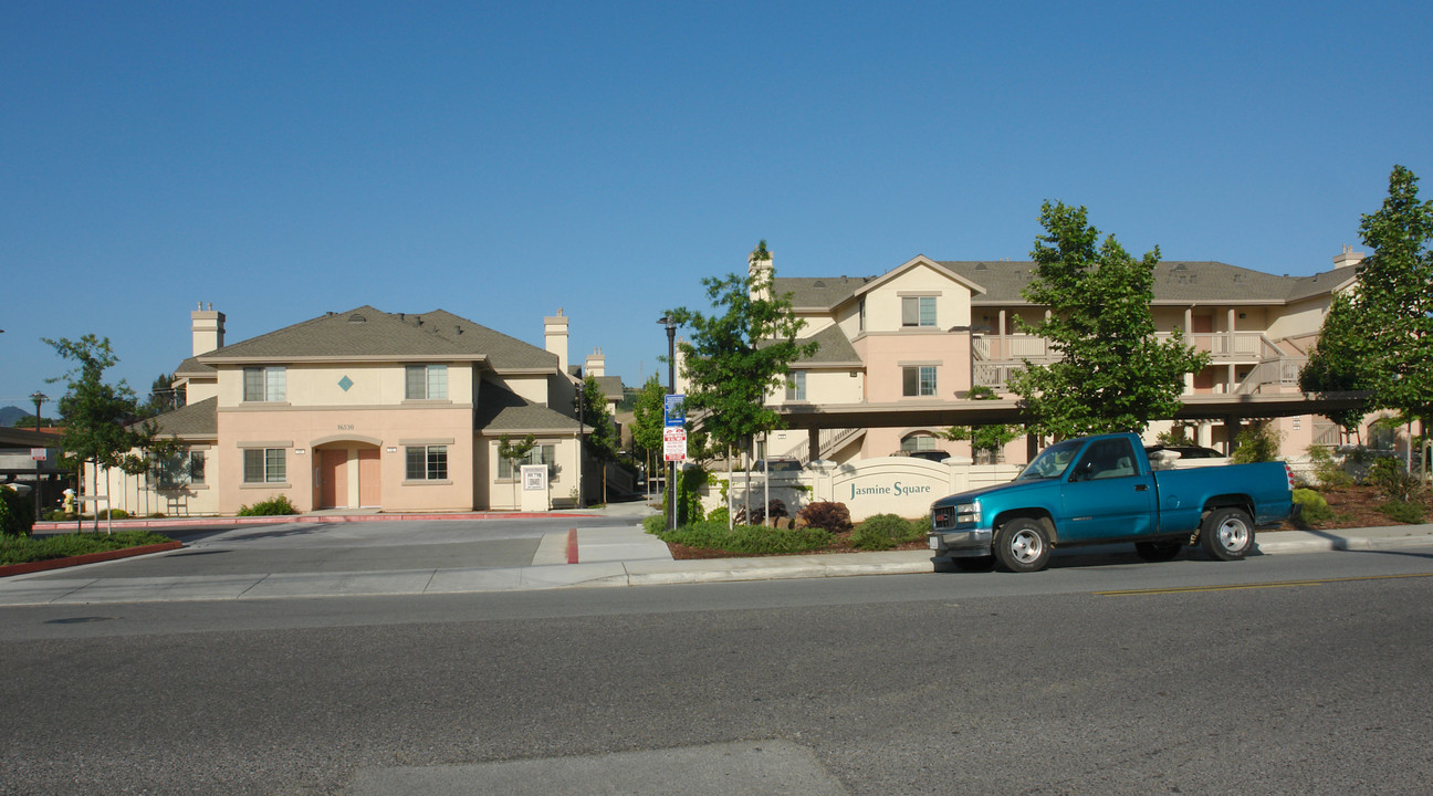 Jasmine Square in Morgan Hill, CA - Building Photo