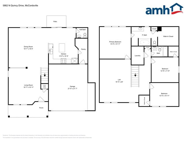 5862 N Quincy Dr in McCordsville, IN - Foto de edificio - Building Photo