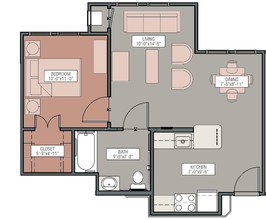 Savannah Gardens Senior Residences in Savannah, GA - Foto de edificio - Floor Plan