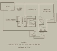 The Claremont Terrace in Oakland, CA - Building Photo - Floor Plan