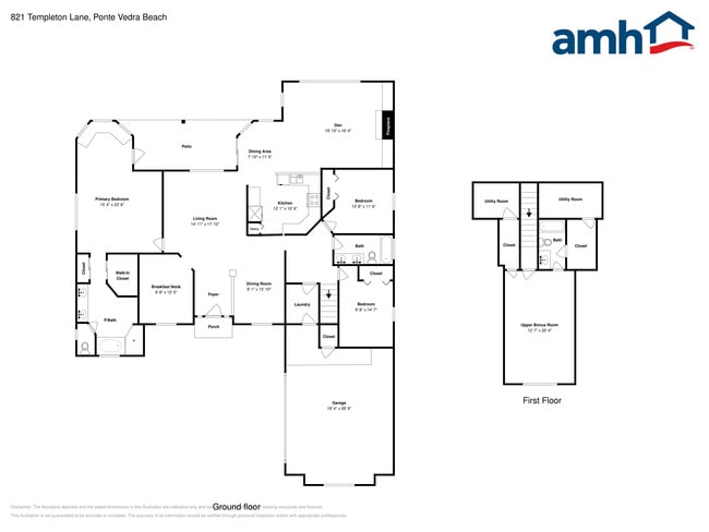 821 Templeton Ln in Ponte Vedra Beach, FL - Foto de edificio - Building Photo