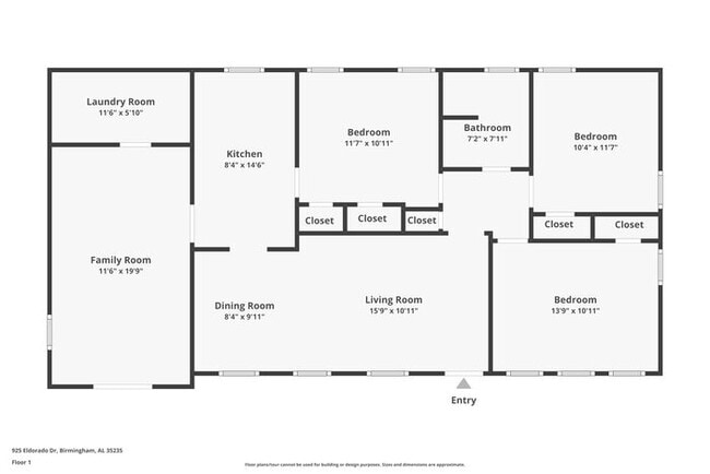 925 Eldorado Dr, Unit 1 in Birmingham, AL - Foto de edificio - Building Photo
