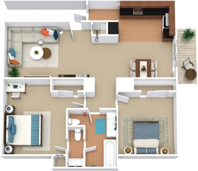 Flats at Wildwood Apartments in Raytown, MO