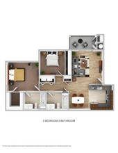 Creekside Village in Red Bluff, CA - Building Photo - Floor Plan