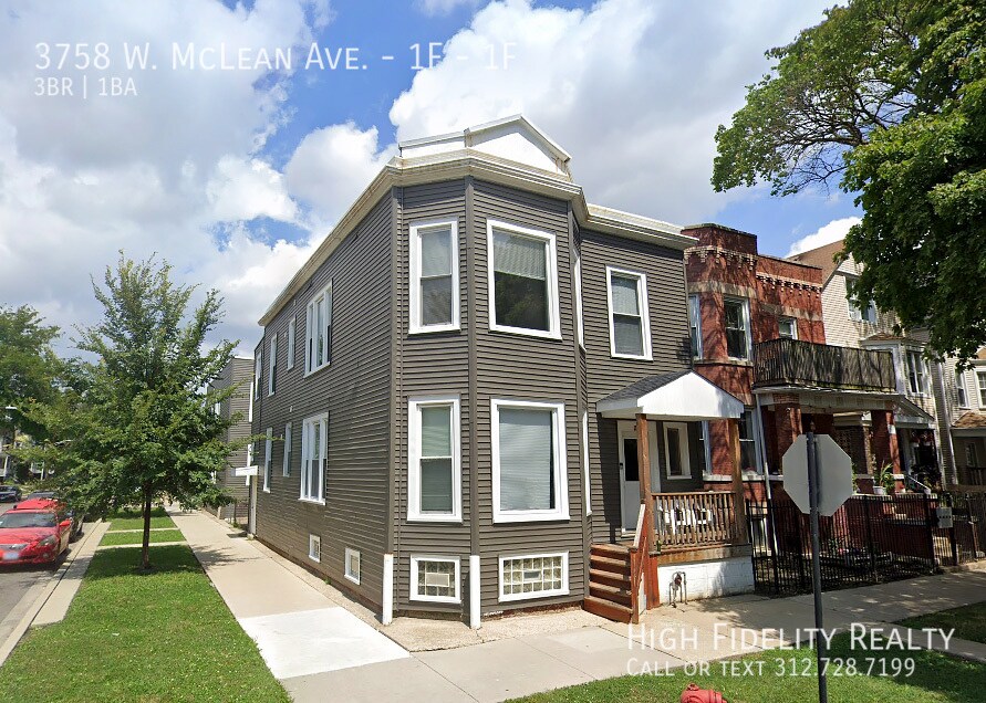 3758 W McLean Ave in Chicago, IL - Building Photo