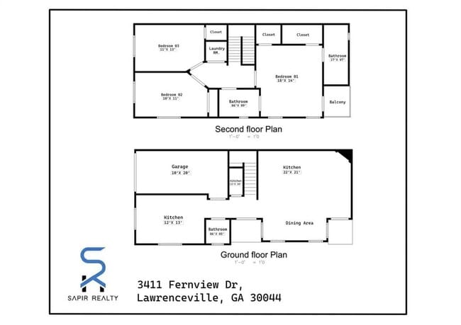 property at 3411 Fernview Dr