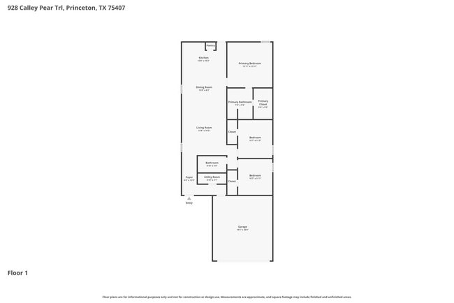 928 Calley Pear Trl, Unit 1207-A in Princeton, TX - Building Photo - Building Photo