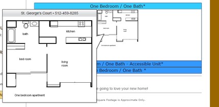 St. George's Court in Austin, TX - Building Photo - Floor Plan