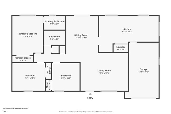 958 Albion St NW in Palm Bay, FL - Building Photo - Building Photo