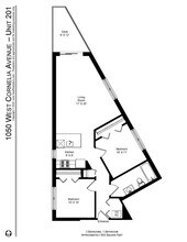 1050 W Cornelia Ave, Unit 201 in Chicago, IL - Building Photo - Building Photo