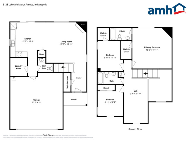 6123 Lakeside Manor Ave in Indianapolis, IN - Building Photo - Building Photo